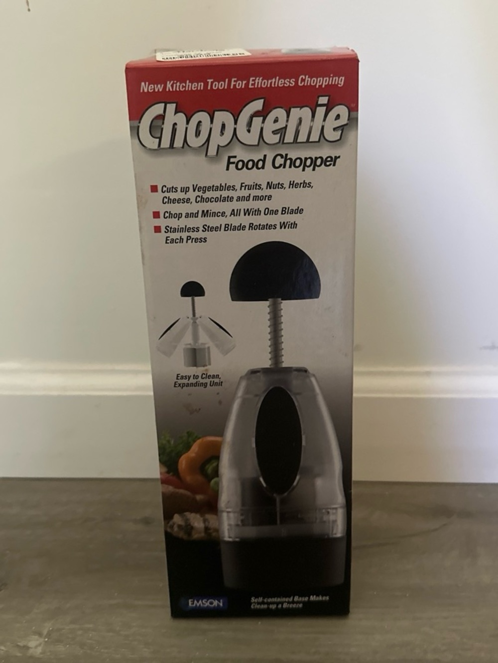 ChopGenie Food Chopper by - Black/Clear